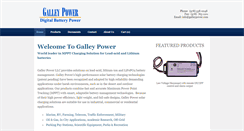 Desktop Screenshot of galleypower.com